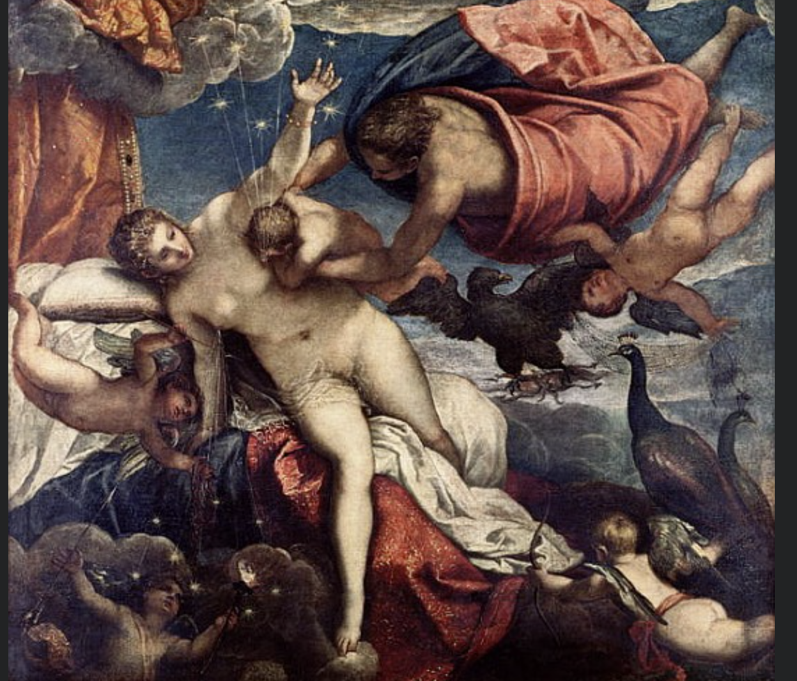 Jacopo Tintorettos Gemälde Der Ursprung der Milchstraße